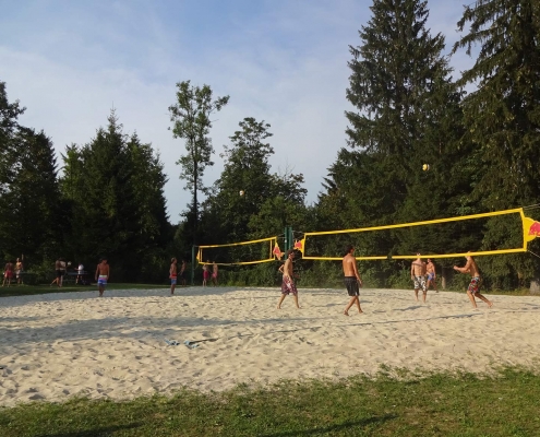 Beachvolleyball waldbad anif